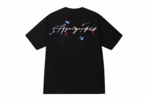 A Few Good Kids 26SS Multicolor Splatter Embroidered Tee Black