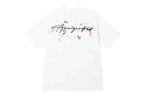 A Few Good Kids 26SS Multicolor Splatter Embroidered Tee White