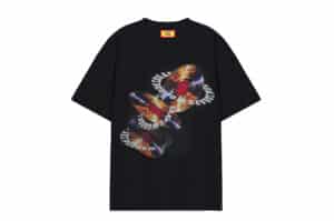 A Few Good Kids 26SS Record Logo Digital Print Tee Black