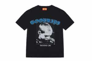 A Few Good Kids 26SS Rhinestone Hot Stamped Tee Black