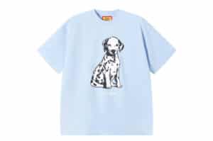 A Few Good Kids 26SS Spotted Puppy Print Tee Babyblue