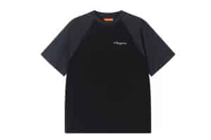 A Few Good Kids 26SS Waffle Raglan Tee Black Grey