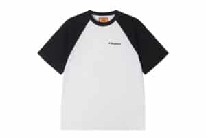 A Few Good Kids 26SS Waffle Raglan Tee Black White