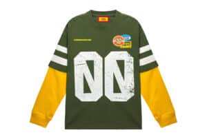 A Few Good Kids Vintage Layered Long Sleeve Olive