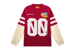 A Few Good Kids Vintage Layered Long Sleeve Red