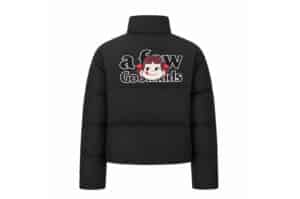 A Few Good Kids X Fujiya Peko Down Jacket Black
