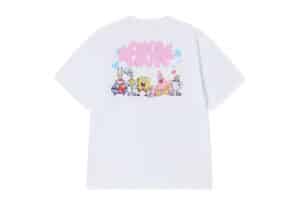 ADLV Bubble Font Sponge Bob Tee White back