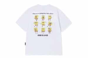 ADLV Happy Sponge Bob Tee White