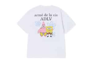 ADLV Sponge Bob Basic Logo Tee White back