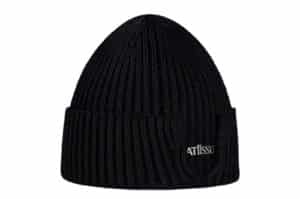 Atiissu Slit Beanie Black