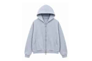 Karakoroo Multi Zip Up Hoodie Sky Blue