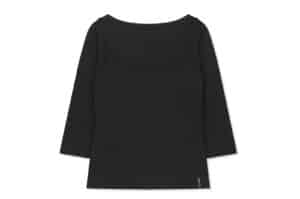 Matin Kim 3 4 Sleeve Top & Tank Layered Set Black TS034
