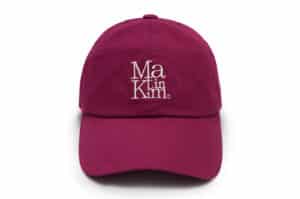 Matin Kim Matin Block Logo Ball Cap Violet HT045