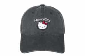 RAIVE X Hello Kitty Embroidery Cap Grey