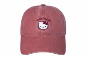 RAIVE X Hello Kitty Embroidery Cap Red