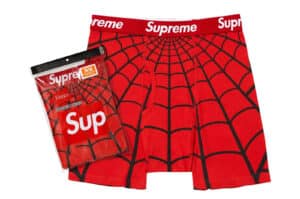 Supreme Hanes Spider-Man Boxer Briefs (2 Pack) Red
