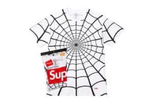 Supreme Hanes Spider-Man Tagless Tees (2 Pack) White