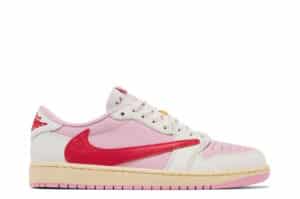 Air Jordan 1 Retro Low OG SP Travis Scott Sail Tropical Pink