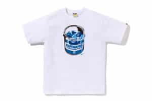 BAPE ABC Camo Paint Can Tee White/Blue