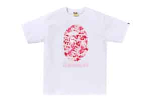 BAPE ABC Sakura Camo By Bathing Ape Tee White