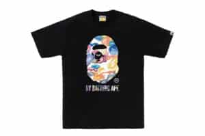 BAPE Art Camo By Bathing Ape Tee Black