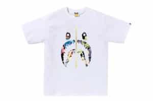 BAPE Art Camo Shark Tee White