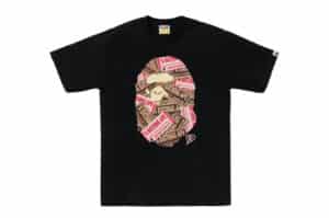 BAPE Chocolate Ape Head Tee Black