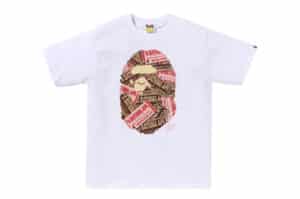 BAPE Chocolate Ape Head Tee White