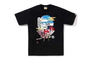 BAPE Japan Culture Ape Head Tee Black
