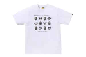 BAPE x Sanrio Characters Kuromi Welcome To The Bape World Tee White (W)