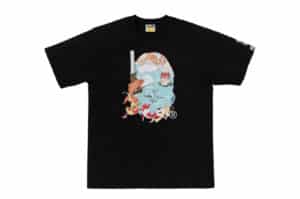 BAPE x Ukiyo-E Ape Head 4 Tee Black