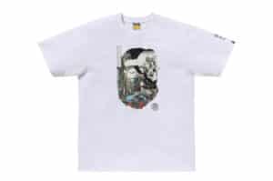 BAPE x Ukiyo-E Ape Head III Tee White