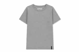 Matin Kim Label Detail Slim Fit Top Grey TS013
