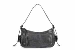 Matin Kim Rivet Point Quad Shoulder Bag Charcoal BG052