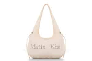 Matin Kim Side Strap Mesh Mini Tote Bag Ivory BG021