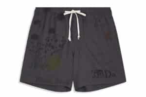 Open YY Pet Club Dalmatian Shorts Grey front