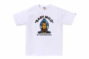 BAPE ABC Army Green Camo Baby Milo Hoodie Tee Black