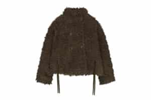 Coyseio Hairy Fur Jacket Brown
