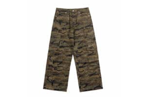 EPOCHBRAND Full Rhinestone Wide Leg Pants Camo