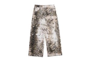 EPOCHBRAND Leopard Print Washed Wide Leg Pants Multi