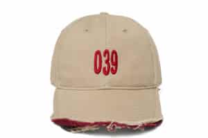 ISAiDNO 039 Embroidered Baseball Cap Khaki
