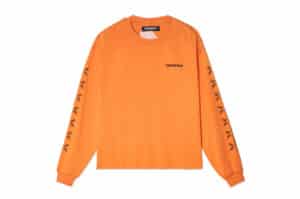 ISAiDNO Basic Long Sleeve Tee Orange