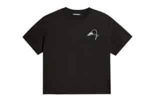 ISAiDNO Double Flower Tee Black