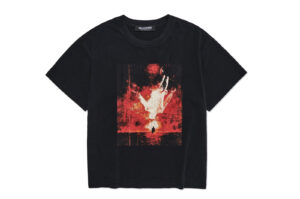 ISAiDNO Fallen Print Tee Black