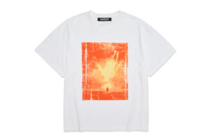 ISAiDNO Fallen Print Tee White