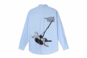 ISAiDNO One Bloom Shirt Light Blue