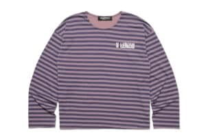 ISAiDNO Silenzio Striped L:S Tee Purple