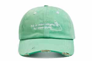 ISAiDNO Slogen Baseball Cap Green