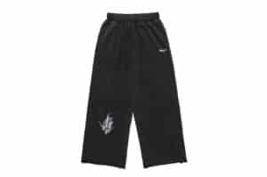 ISAiDNO Vortex Washed Sweatpants Black