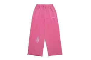 ISAiDNO Vortex Washed Sweatpants Pink